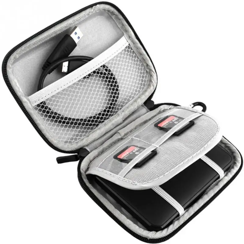 PU кожаный корпус для жесткого диска ударопрочный жесткий диск сумка чехол для 2,5 дюймов цифровой 1 ТБ 2 ТБ USB 3,0 внешний корпус для жесткого диска