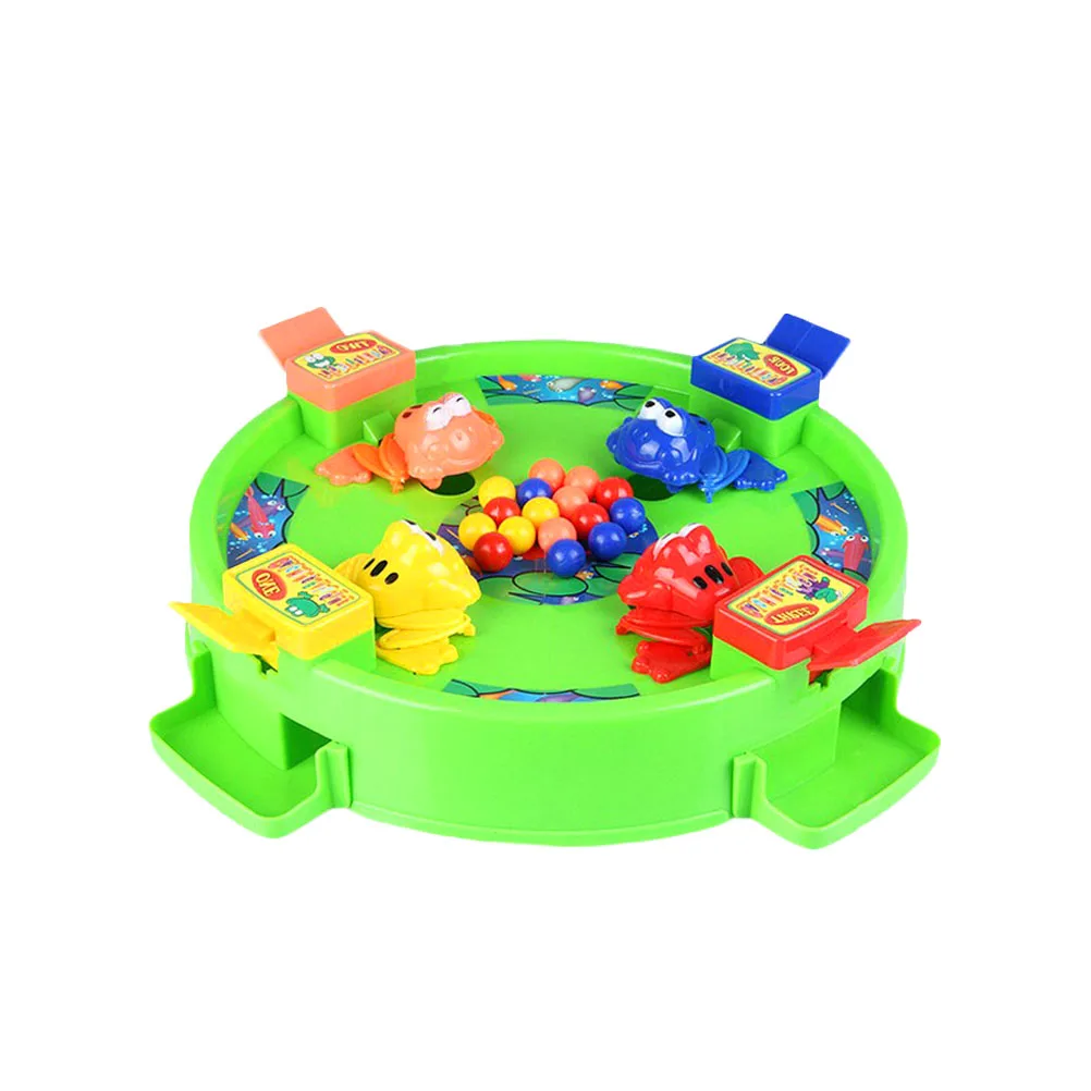 

1pcs Hungry Frogs Game Funny Frogs Eating Balls Emulational Play Toy Set Three-Player Table Game Board Games For Kids Children