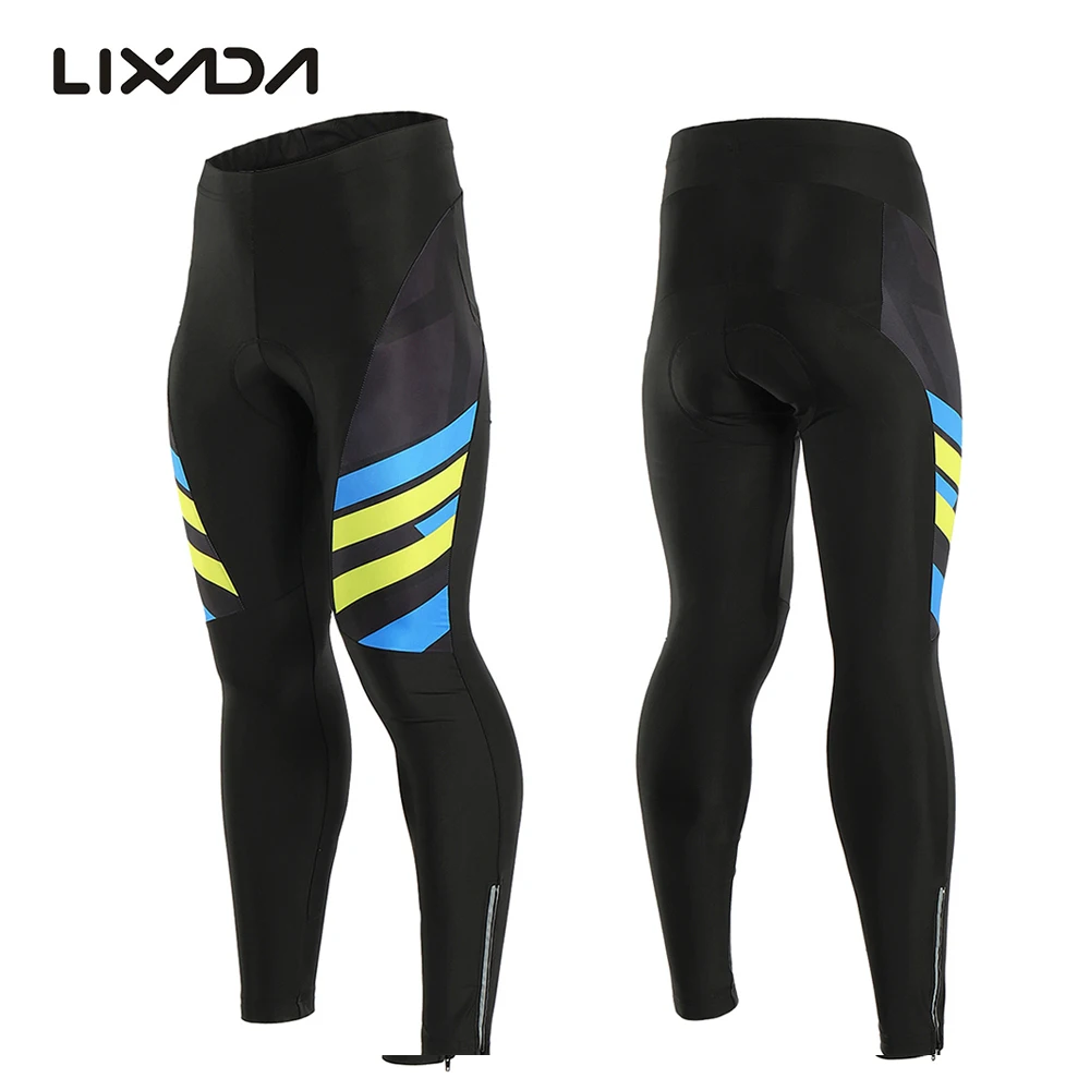 

Lixada Men's Padded Cycling Bike Pants Bicycle Compression Tights Trousers Sports Pants Outdoor Cycling Pants