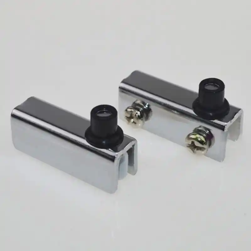 2pcs Glass Door Pivot Hinge Cabinet Doors Wardrobe Tv Cabinets