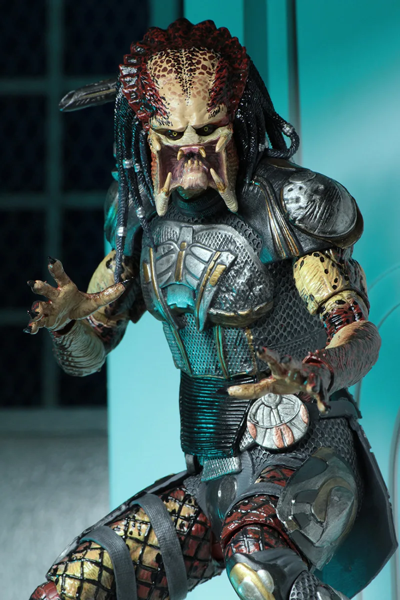 Skup Blizna zbieg 2018 NECA drapieżnik action figurki zabawki NECA Predator PVC figurki zabawki Predator świąteczne prezenty dla dzieci dzieci