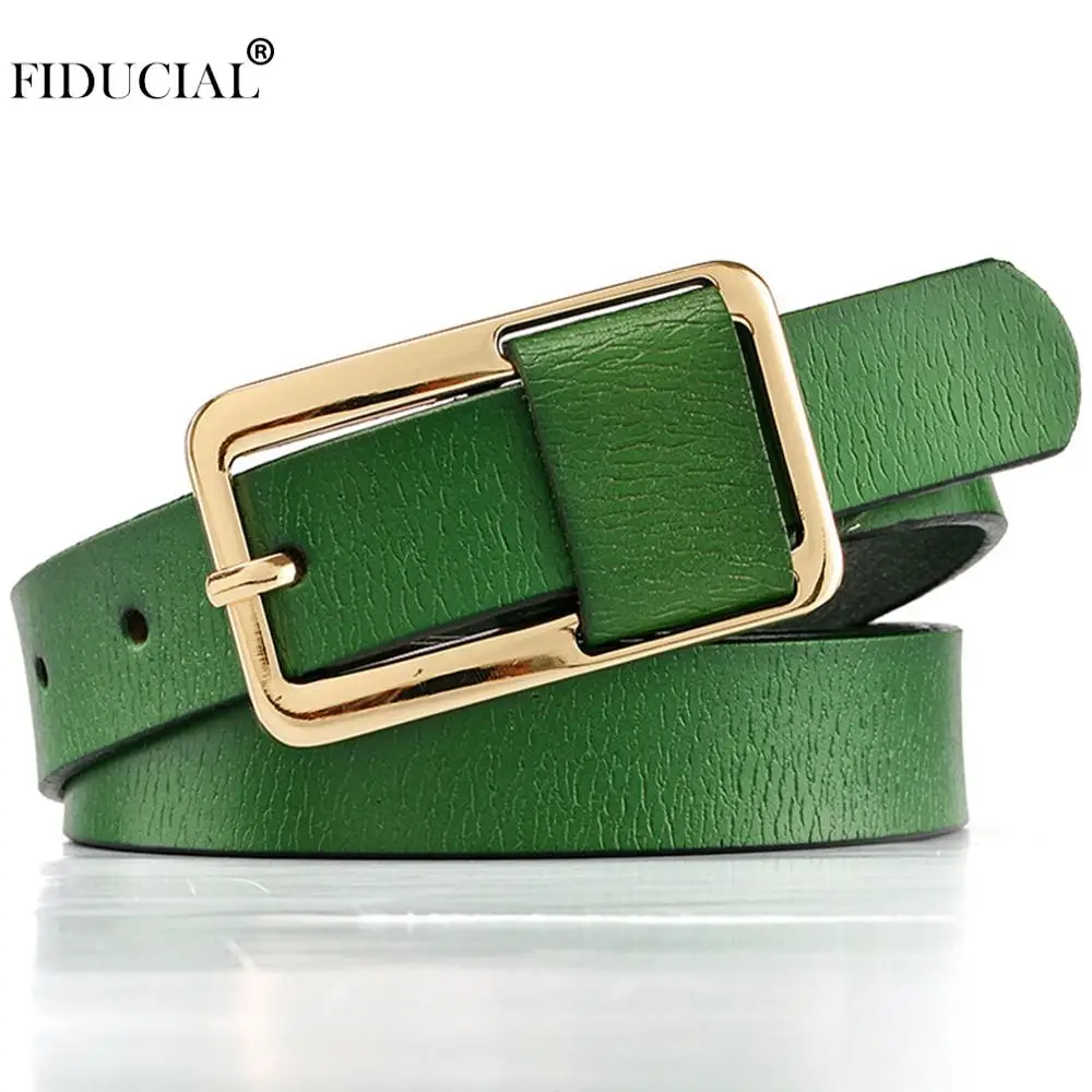 

AKTRIS Fashionable Personality Green Belt Simple Narrow Waistband Skirt Decorative Genuine Belts for Women Accessories FCO143