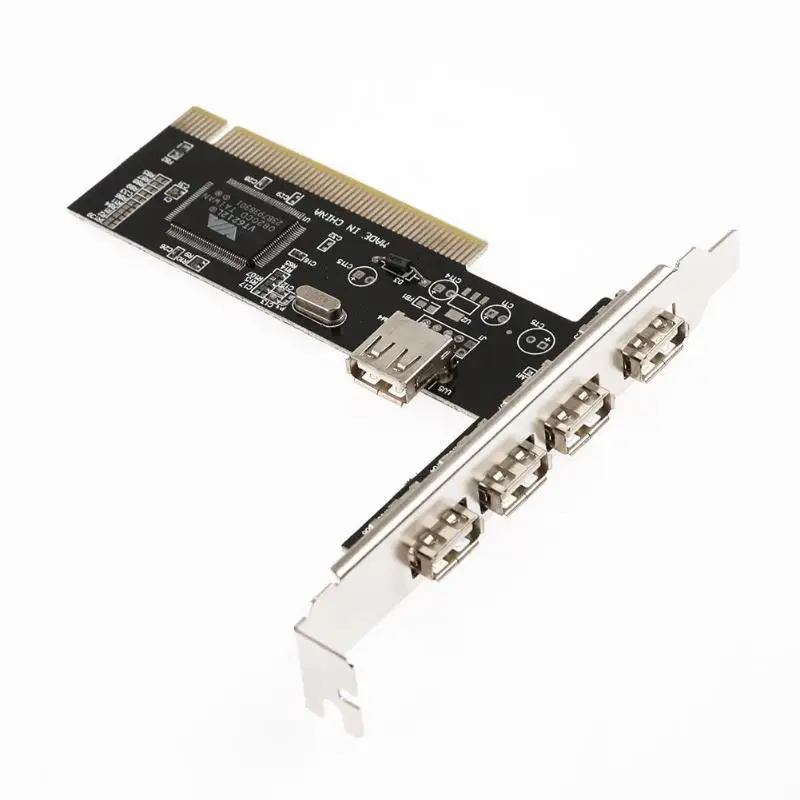 4 порта PCI E к USB 2 0 HUB Express Расширенная карта адаптера преобразователя|Платы