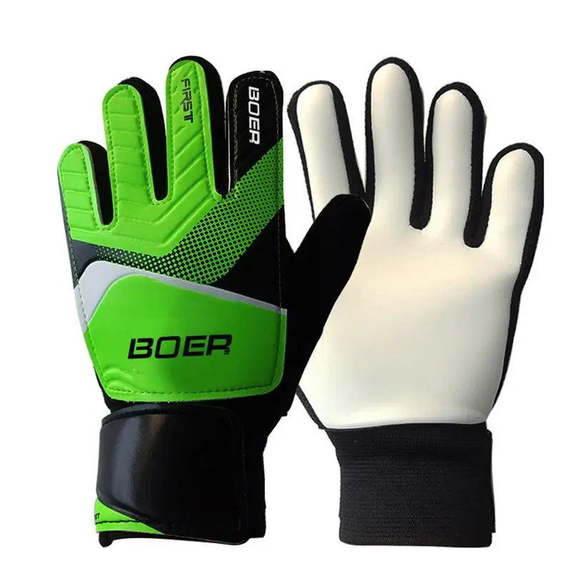 

Finger Protective 5~7 Size Football Goalkeeper Gloves Men Soccer Gloves Finger Protection Thickened Latex Soccer Godie