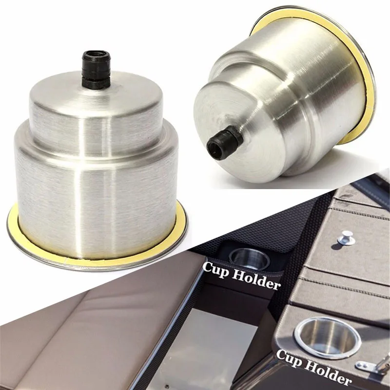 JX LCLYL 2pcs Recessed Stainless Steel Cup Drink Holder for Car Marine