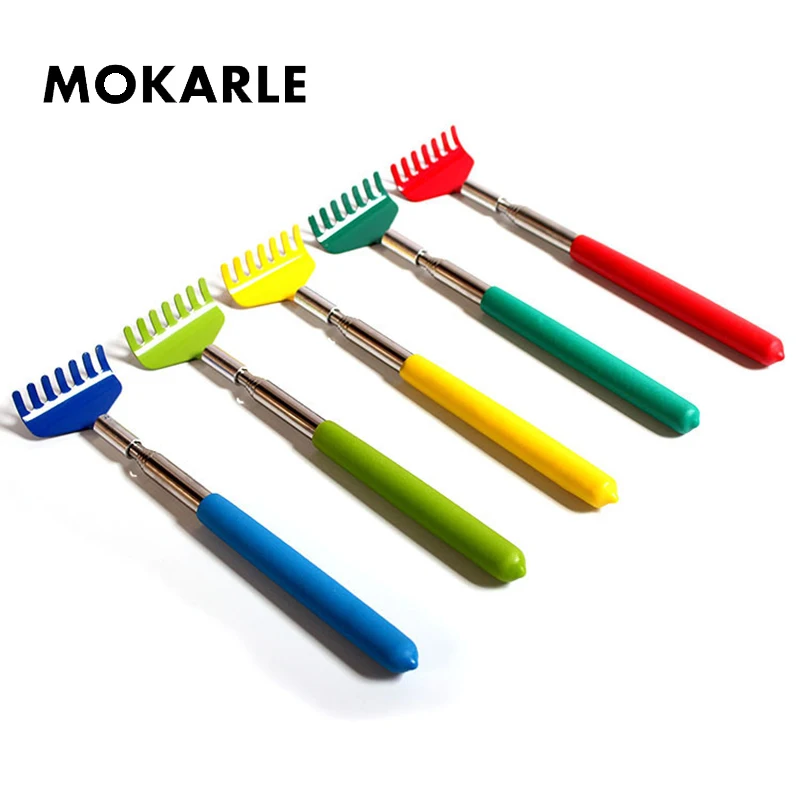 

Great Quality Back Massage Scratcher Stainless Steel Back Scratcher Telescopic Massager Kit Back Scraper Extendable Relaxation