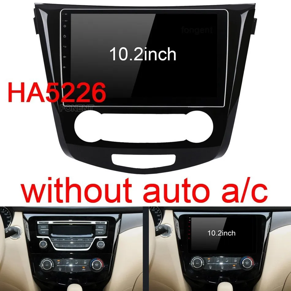 Top 10.2" Android 8.0 Car GPS Radio Player for Nissan X-Trail Qashqail 2014 2015 2016 2017 with Octa Core 4GB+32GB Stereo Multimedia 5