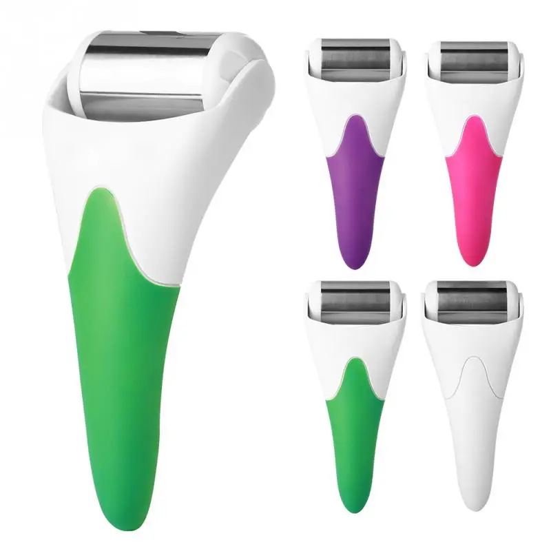 

4Colors Ice Roller Face Massager Handheld Anti-wrinkles Face Skin Smooth Body Cool Massage Device Skin Care