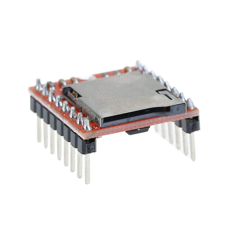 5 шт. мини MP3 модуль TF SD с упрощенным выходным динамиком 16P для Arduino|Аксессуары