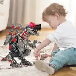 Дети Электрический сплав динозавр воин вокальный световой электронная игрушка подарок на день рождения ребенка