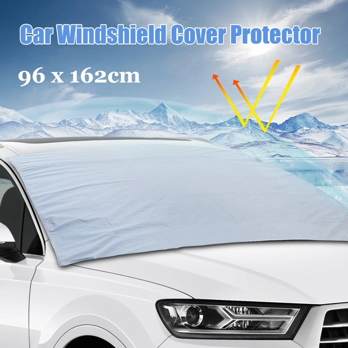 

1PC Car Windscreen Magnetic Protection Cover Frost Shield Snow Dust All Weather