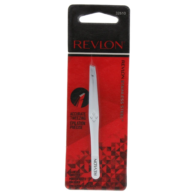 Tweezer Slant Tip by Revlon for Women 1 Pc Tweezerin Eyebrow Trimmer from Beauty & Health on