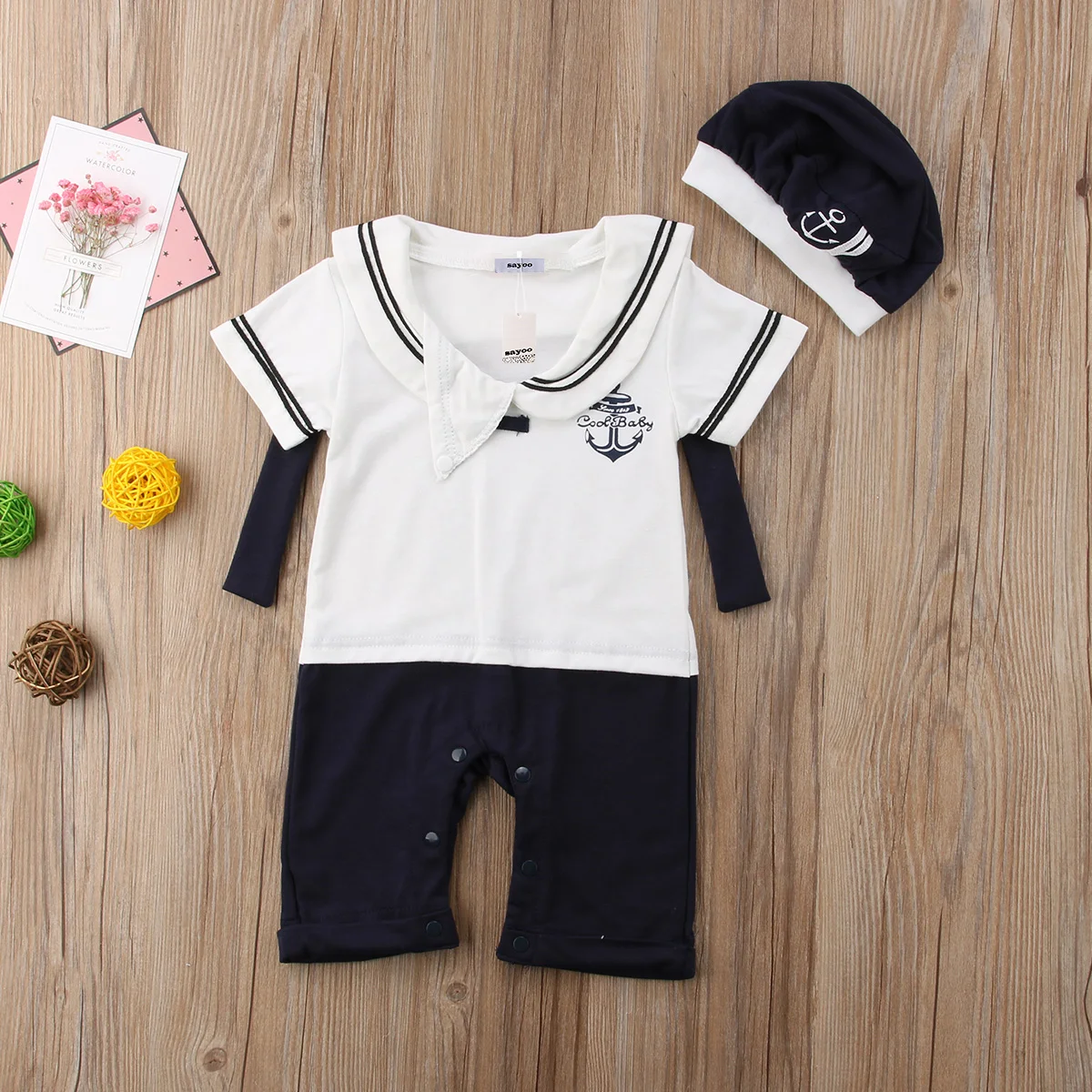 Pudcoco/комбинезоны для мальчиков от 0 до 24 месяцев, комбинезон для новорожденных мальчиков с моряком, комплект одежды для малышей, комбинезон+ шляпа