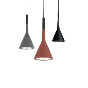 

Nordic LED Pendant lights for living room kitchen Personality lighting Bedside Bedroom Cement industrial Hanging light Fixtures