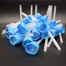 50 шт. 1:1 эпоксидный клей пистолет аппликатор Миксер смешивания сопла эпоксидной смолы AB Клей Акриловый Клей картридж смешанные наконечники сопла