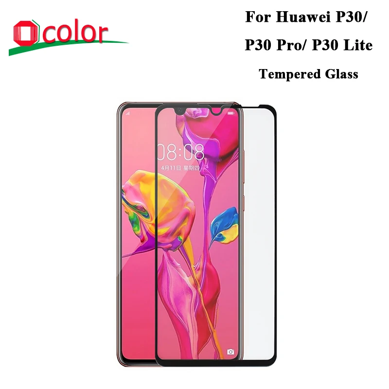 Ocolor для Huawei P30 Lite Закаленное стекло пленка ультратонкое Переднее Защита экрана Pro