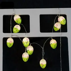 10 светодиодный пасхальное яйцо лампы строка Звездная Фея для сада детская комната орнамент Весна свежие мини-лампа вечерние Декор #4