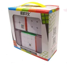 Кубик Moyu, набор из 3 предметов, 2x2x2, 3x3x3, 4x4x4, магический нео-куб, подарочный набор, игрушки без наклеек для детей, Mf2s Mf3s Mf4s, кубик, игрушки