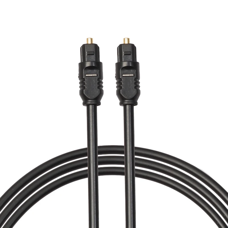 

1m Fiber Optic TOSLink Digital Audio Cable Male to Male Lightweight and Flexible Compatible With S/PDIF, ADAT's, Dolby Digital
