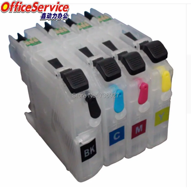 LC223 LC221 LC225 LC227 многоразовый картридж для принтера Brother MFC J4420DW J4620DW J4625DW J5320DW J5620DW J5625DW
