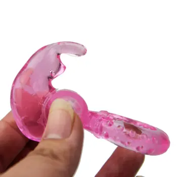 pink rabbit delay Rings Massage man Stick Masturbation Enhance ring sex tool stimulate Utensils Vibrator silicone brush 3