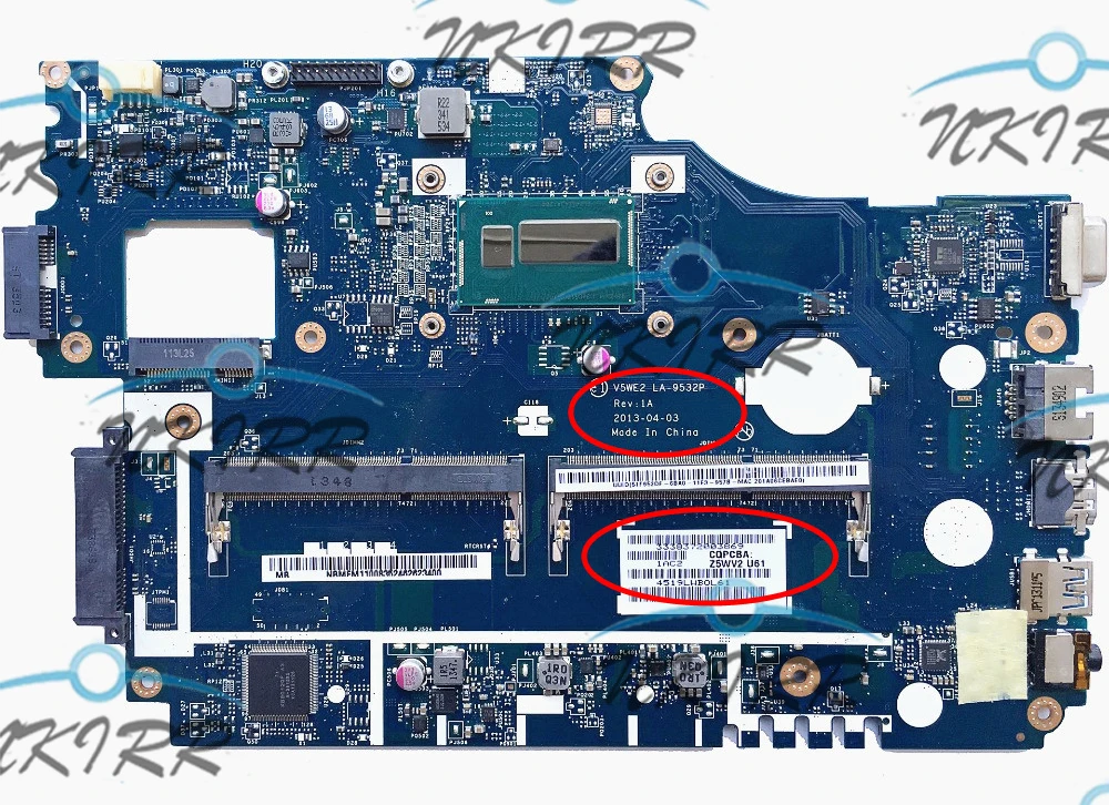 100% рабочая V5WE2 LA 9532P NB.MFM11.008 NBMFM11008 SR16Z I7 4500U материнская плата для Acer E1 572 532 532P P255