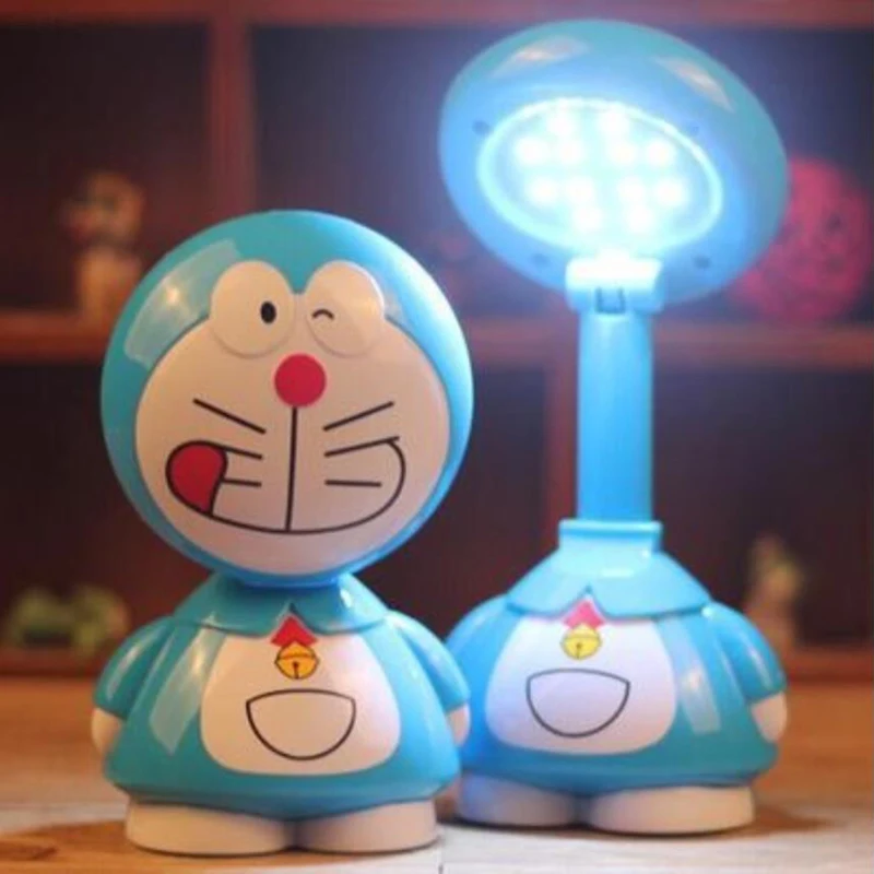 

Cartoon LED Children Room Decor Doraemon table Light ABS Reading Lamp For Kids Gift Home Lighting Desk lamp lampe bureau