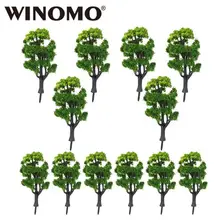 WINOMO 12 шт. 1:50 поезд Пейзаж Модель деревья