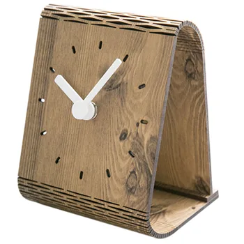 

Creative Wooden Table Clock Modern Design Bedroom Decoration Desk Clocks For Student Office Desktop Watch Home Decor