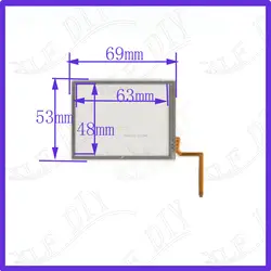 ZhiYuSun 69*53 мм 3,5 дюймов сенсорный экран 69*53 мм резистивный экран цифровой общий сенсорный экран это совместимо