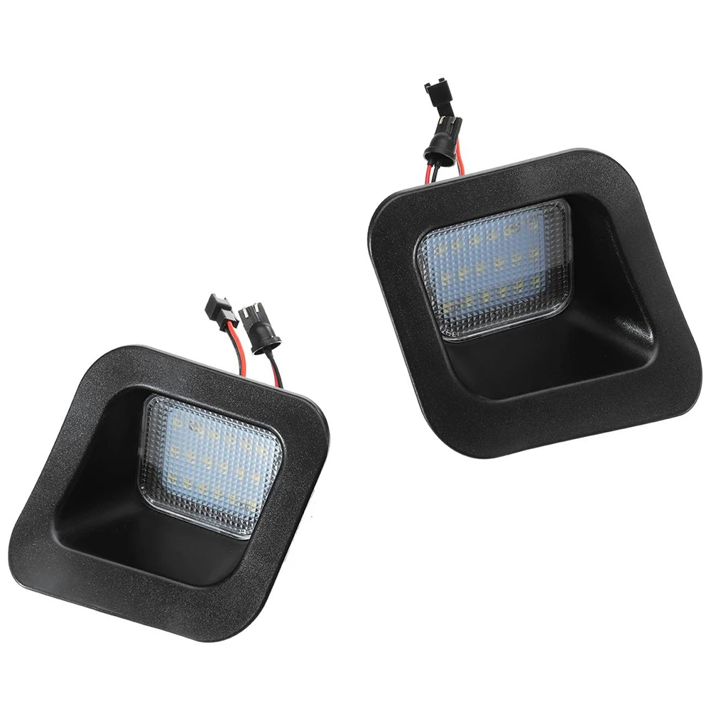 

Pair Led Car License Number Plate Lights For Dodge Ram 1500 2500 3500 2003-2015 Auto White Illumination Licence Plate Light