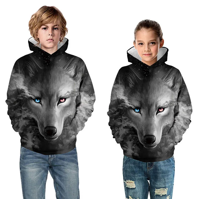 

Wolf 3D Hoodies Roblox Sweatshirts Cartoon Hoody Casual Trainingspakken Full Colored Blouse Pullover Drop Ship Streetwear