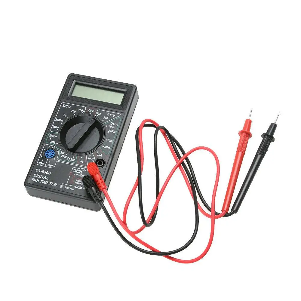 Adeing DT830B цифровой ЖК Вольтметр Амперметр Омметр мультиметр Вольт AC/DC Измеритель