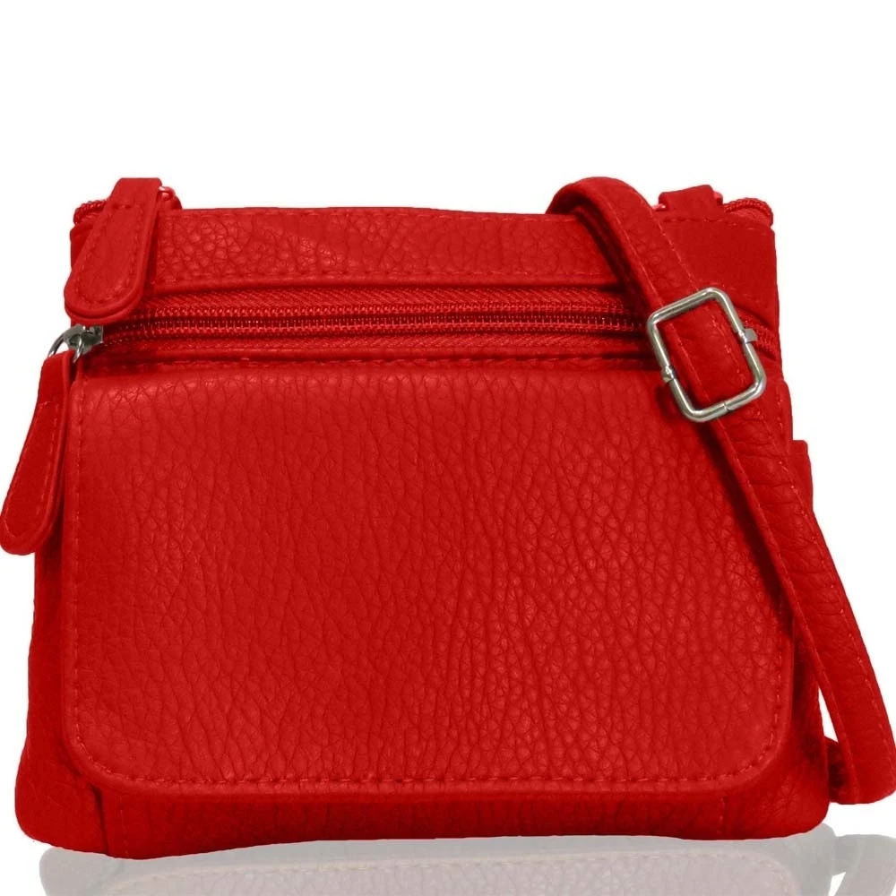 AFONiE Hot Red Mini Sofia Genuine Leather Cross Body Bag| | - AliExpress