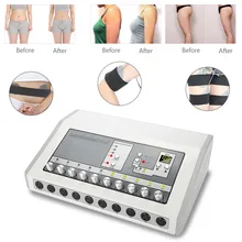 Низкочастотный цифровой аппарат для импульсной терапии массажер для похудения живота Массажер для подтяжки лица Инструменты снижение жира Великобритания ЕС США