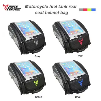 

Motorcycle Touch Screen Tank Bag Navigation Baggage High Capacity Helmet Storage Bag Motocross Backpack Rear Seat Bag