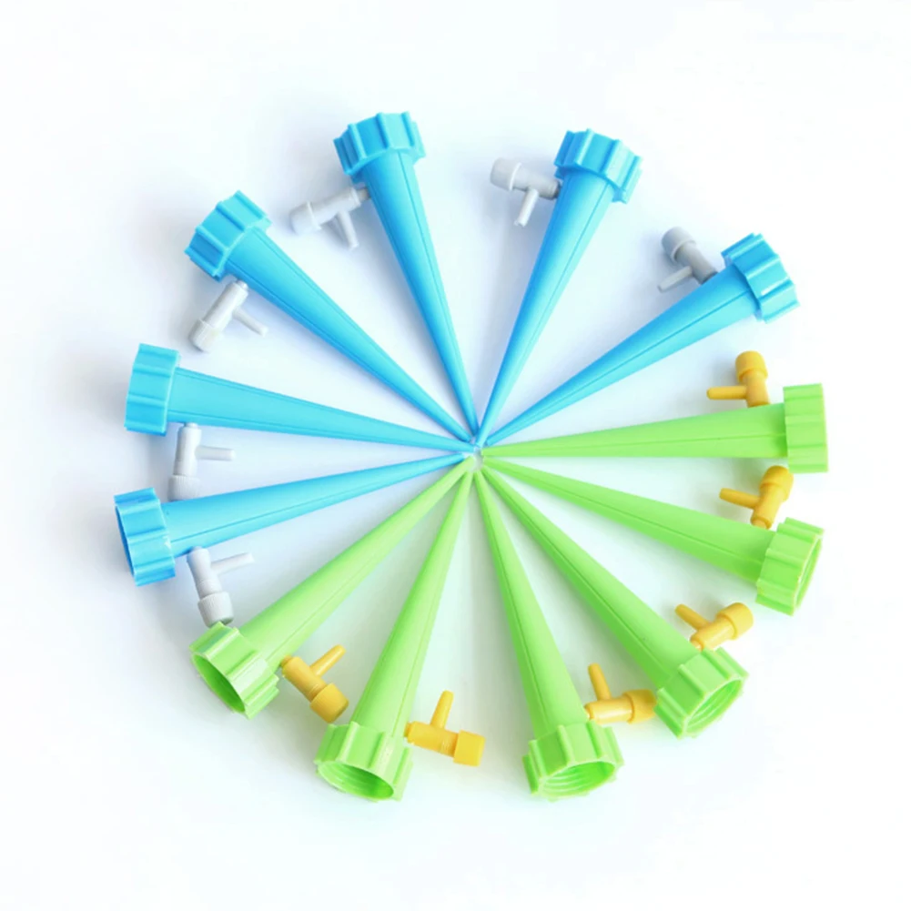 

12pcs/24pcs Automatic Plant Waterers Drip Controller Irrigation Flower Drip Watering Cone Spikes