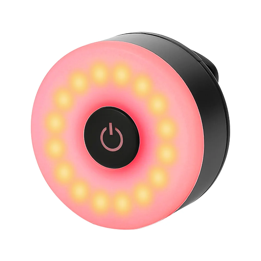 

Bicycle Bike Tail Light USB Fast Charging 360 Rotation Bike Light Accessory Taillight Helmet Backpack Warning Lights for Cycling