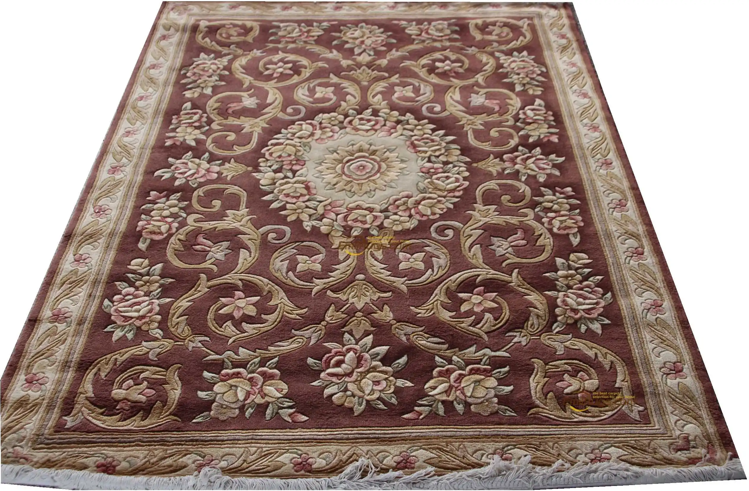 

wool french carpet About machine made Thick Plush Savonnerie Rug Carpet Made To Order 137X198cm 4.5'X6.5' CZ-Z 438gc85savyg28