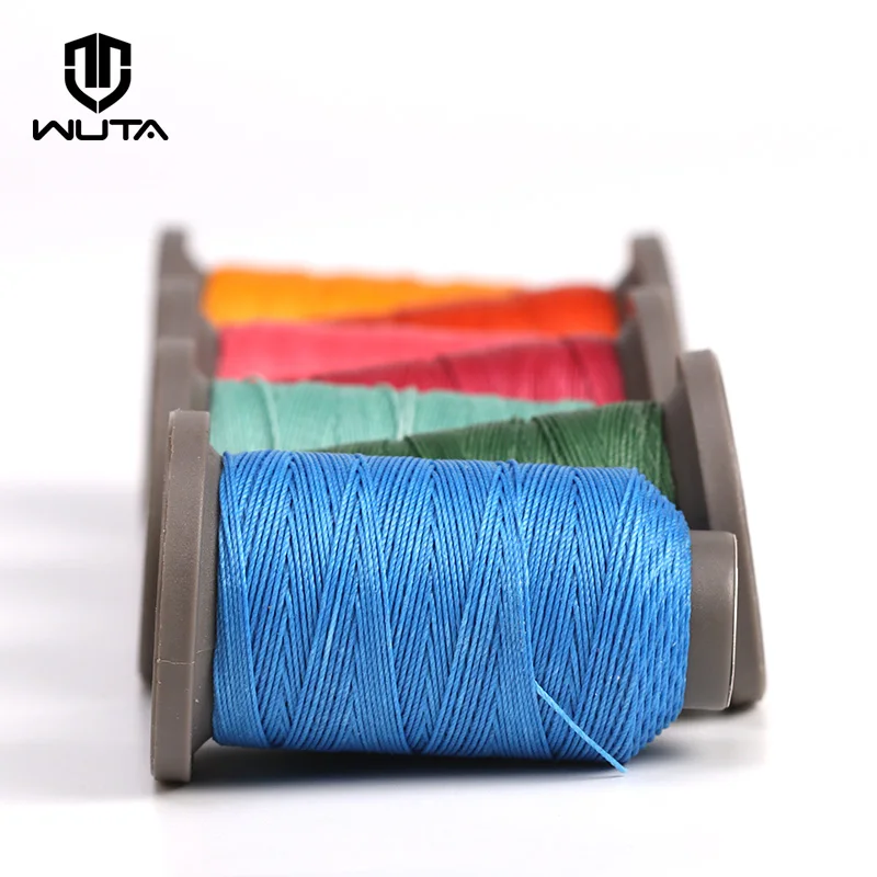 WUTA 90m Leather Sewing Round Waxed Thread 0.55mm Polyester Hand Sewing Line Leather Craft Tool ,Economy International Shipping - Image 3