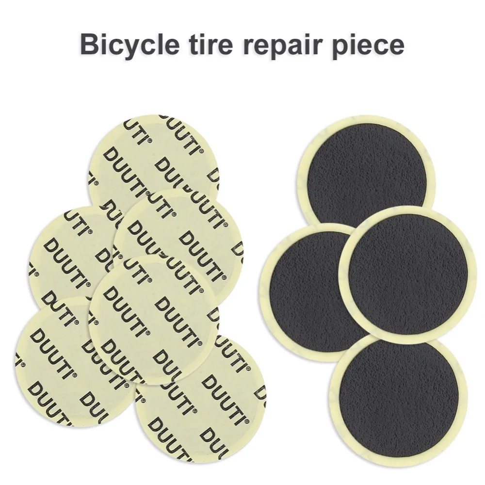 

DUUTI 10PCS/Set Bicycle Inner Tire Repair Kit Tyre Pad Glueless Adhesive Patch Fix Road Bike Repair Tool Cycling Flat Rubber