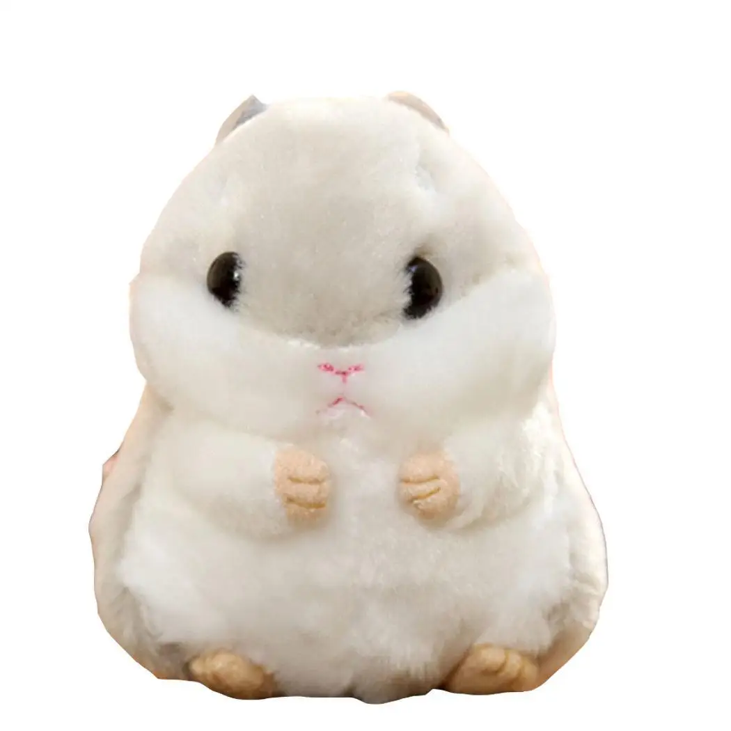 Cute Little Hamster Shape Keychain Plush Doll Car Bag Pendant