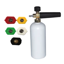 1 шт. высокий пистолет для мойки под давлением Jet Foam шампунь мыло "Снежинка" бластер Регулируемый 1/" быстрый релиз Многофункциональный Авто очиститель автомобильный