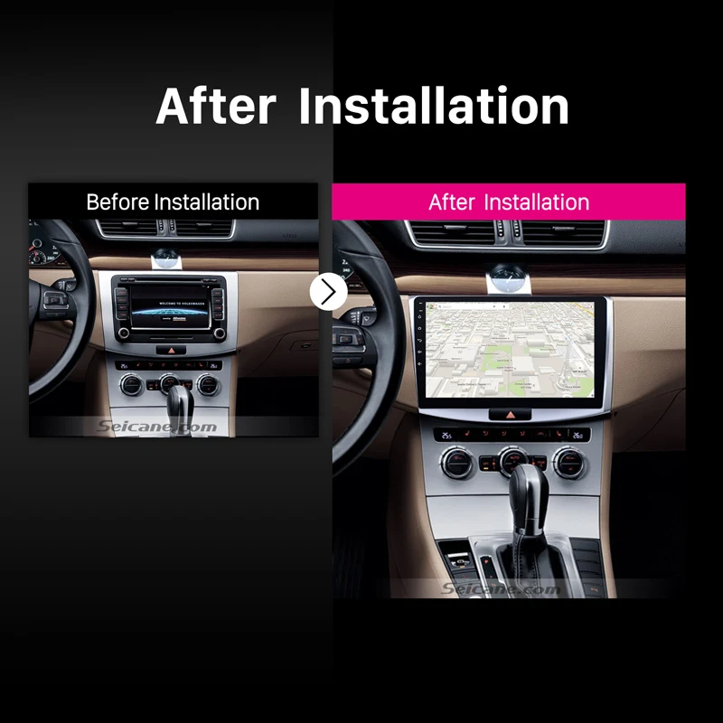 Clearance Seicane GPS Navi Quad Core Android 8.1/9.0 Car Head Unit Player Radio 10.1" for VW Volkswagen Magotan B7 Bora Golf 6 2012-2014 5 Clearance Seicane GPS Navi Quad Core Android 8.1/9.0 Car Head Unit Player Radio 10.1" for VW Volkswagen Magotan B7 Bora Golf 6 2012-2014 5