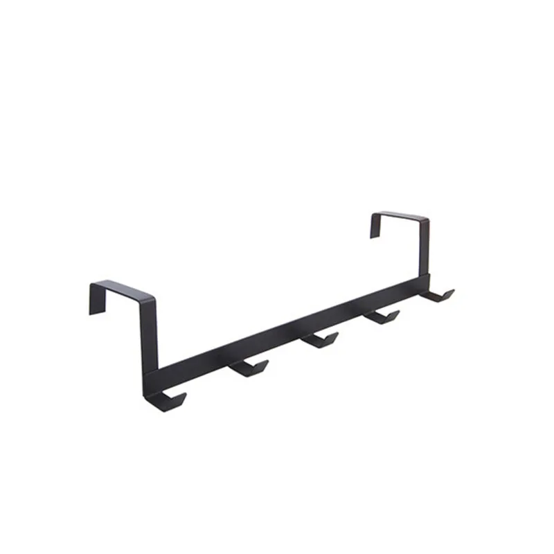 

Over The Door 5 Hook Bathroom Organizer Rack Clothes Coat Hat Towel Hanger New