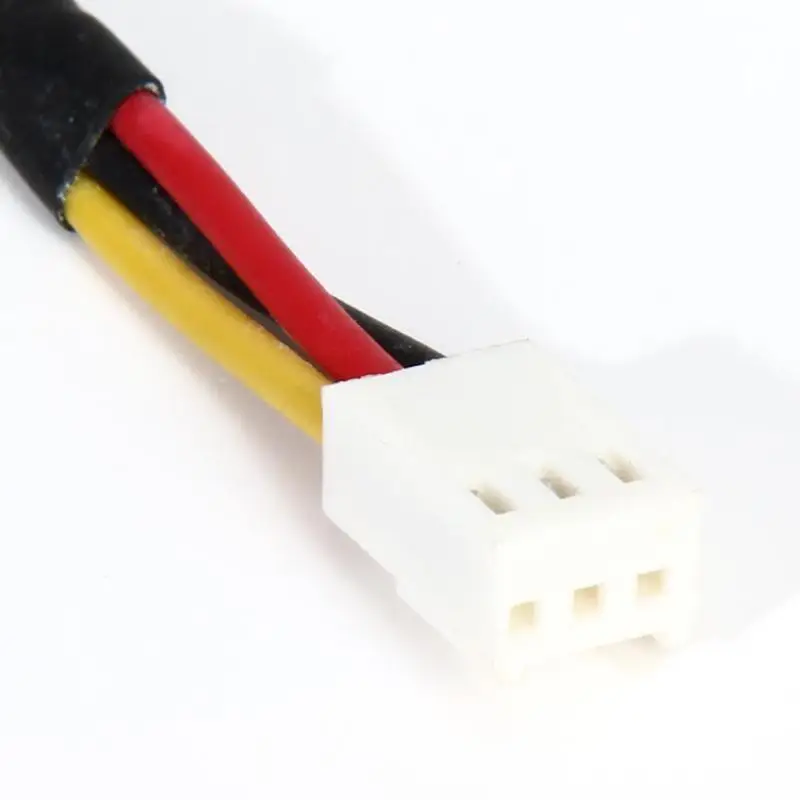 10-Pack 3-Pin PC Fan Speed Reducer Cables - Noise Reduction For Computer Cooling Fans