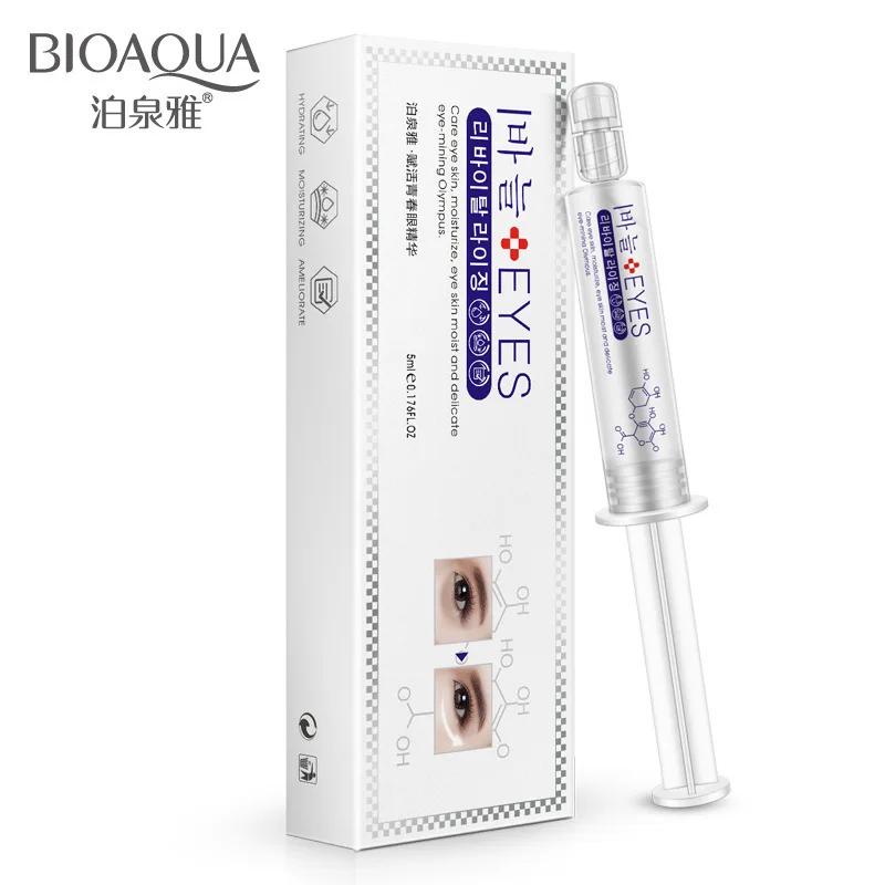 

Bioaqua Collagen Moisturizing Eye Cream Essence Serum Anti Puffiness Dark Circle Anti Aging Hyaluronic Acid Repair Eye Care