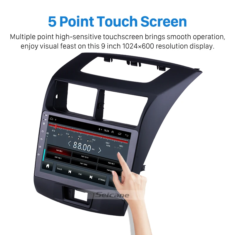 Top Seicane 2din Android 8.1 Car Radio Multimedia Video Player Navigation GPS For Toyota Avanza 2010 2011 2012 2013 2014 2015 2016 2