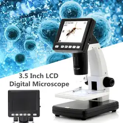 ЖК дисплей Цифровой 3,5 ''микроскоп 5,0 мегапикселя датчик изображения промышленная инспекция оптические инструменты Инструменты USB 500X Лупа