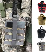 Съемная тактическая медицинская сумка для путешествий, сумка для первой помощи, аварийный чехол, наборы для выживания для рюкзака, пояса, походный инструмент